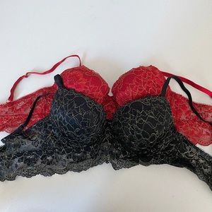Two lace bras